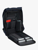 Sac  Dos Business Pc 15" Samsonite Bleu securipak 2.0 150941-vue-porte