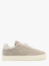 Sneakers Uit Leder Calvin klein jeans Grijs men 1270OGA