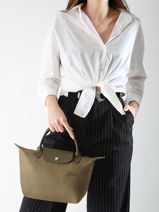 Longchamp Le pliage green Sac port main Vert-vue-porte