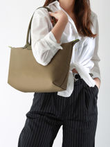 Longchamp Le pliage green Besace Vert-vue-porte