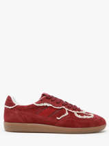 Sneakers Tb.490 En Cuir Alohas Rouge women 10082303