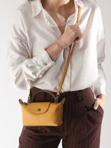 Longchamp Le pliage xtra Sac port travers Jaune-vue-porte