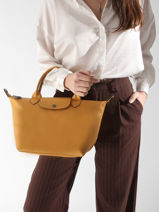 Longchamp Le pliage xtra Sac port main Jaune-vue-porte
