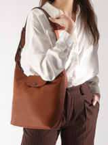 Longchamp Le pliage xtra Besace Noir-vue-porte