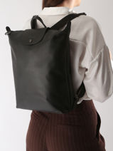 Longchamp Le pliage xtra Sac � dos Noir-vue-porte