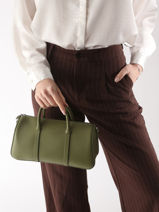 Longchamp Daylong Sac port main Vert-vue-porte