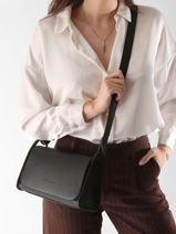 Longchamp Le foulonn� Sac port� travers Noir-vue-porte