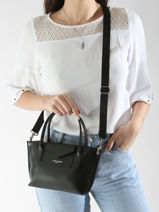 Sac Bandoulire Maya Cuir Lancaster Rouge maya 88-vue-porte