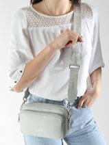 Sac Bandoulire Milano Ana Cuir Lancaster Gris milano ana 62-vue-porte