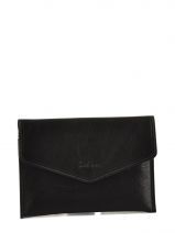 Porte-papiers Cuir Katana Noir basile 853104
