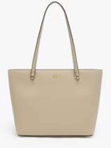Sac Port paule Medium Karly Cuir Lauren ralph lauren Beige karly 31924351