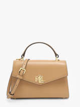 Sac à Main Farrah Cuir Lauren ralph lauren Beige farrah 31968761