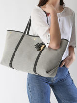 Schoudertas Emerie Lauren ralph lauren Beige emerie 31920062-vue-porte