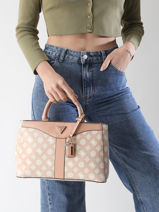 Sac  Main Izzy Polyurethane Guess Beige izzy PG952106-vue-porte