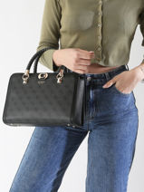Sac Port Main Orlina Logo Guess Noir orlina logo SG954006-vue-porte