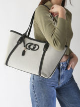 Sac Porté épaule Sebina Guess Noir sebina AG952423-vue-porte