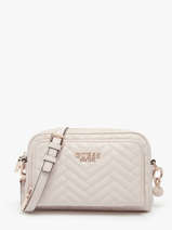 Sac Bandoulire Eco Carly Polyurethane Guess Beige eco carly QG950814