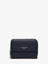 Porte-monnaie Classic Miniprix Bleu grained H6012