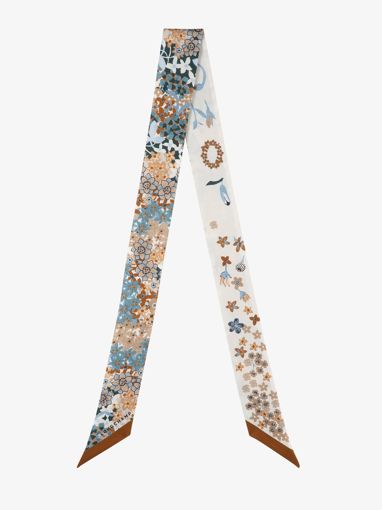 Longchamp Soie gots Foulard Bruin
