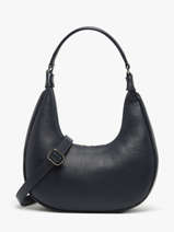 Sac Port paule Caviar Cuir Milano Bleu caviar CA24121