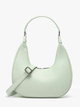 Sac Port paule Caviar Cuir Milano Vert caviar CA24121