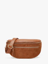 Sac Banane Milano Orange velvet caviar VC24111