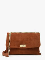 Sac Bandoulire Velvet Caviar Cuir Milano Orange velvet caviar VC24115