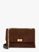 Sac Bandouli�re Velvet Caviar Cuir Milano Marron velvet caviar VC24115