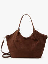 Sac Port paule Velvet Caviar Cuir Milano Marron velvet caviar VC241110