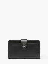 Portefeuille Leder Michael kors Zwart mk charm S4S0KF6L