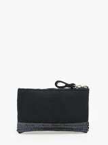 Trousse Zippe Le Cabas Coton Vanessa bruno Noir cabas 1V42017
