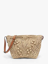 Sac Bandoulire Raphia Raphia Gerard darel Beige raphia DBS89454