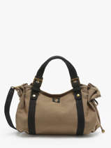 Sac Port� �paule Canvas Coton Gerard darel Vert canvas DBS67450