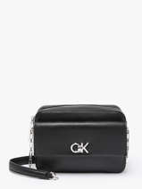 Sac Bandoulire Ck Pocket Polyester Recycl Calvin klein jeans Noir ck pocket K613089