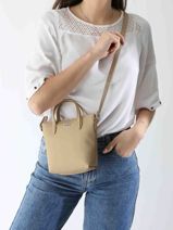 Sac Bandoulire L.12.12 Concept Lacoste Beige l.12.12 concept NF2609PO-vue-porte