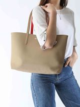 Sac Cabas Anna Reversible Lacoste Beige anna 18SAXPG6-vue-porte