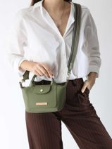 Longchamp Le pliage du jardinier Sac port main Vert-vue-porte