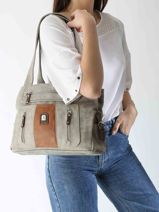 Sac Port paule Basic Miniprix Gris basic DD3892-vue-porte