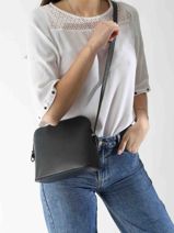 Cross Body Tas Caviar Leder Milano Blauw caviar CA240614-vue-porte