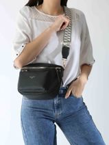 Sac Banane Miniprix Bleu sangle Z83047-vue-porte