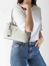 Sac Port paule Emilia Polyurethane Guess Gris emilia BG877809-vue-porte