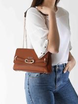 Sac Bandoulire Sylvie Guess Marron sylvie BG952721-vue-porte