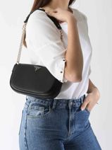 Sac Port paule Sylvie Guess Noir sylvie BG951917-vue-porte