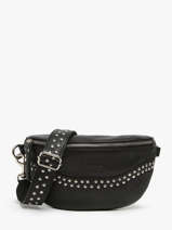 Porte-monnaie Porte-cartes Cuir Basilic pepper Noir glam BGLA32