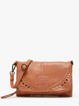 Sac Bandouli�re Glam Eyelet Cuir Basilic pepper Marron glam eyelet BGLE43