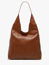 Sac Port� �paule Cow Cuir Basilic pepper Marron cow BCOW2L