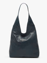 Schoudertas Cow Leder Basilic pepper Blauw cow BCOW2M