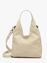 Sac Bandoulire Cow Cuir Basilic pepper Beige cow BCOW2S