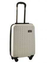 Valise Cabine Dot drops Blanc regular 12124PC Valise 4 roues