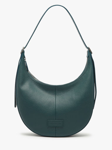 Longchamp Essential cuir Schoudertas Blauw